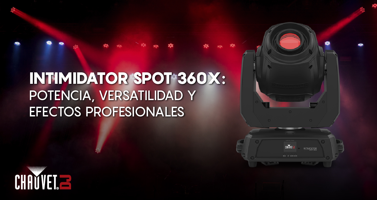 En este momento estás viendo Intimidator Spot 360X de Chauvet DJ: Potencia, versatilidad y efectos profesionales para todo tipo de eventos