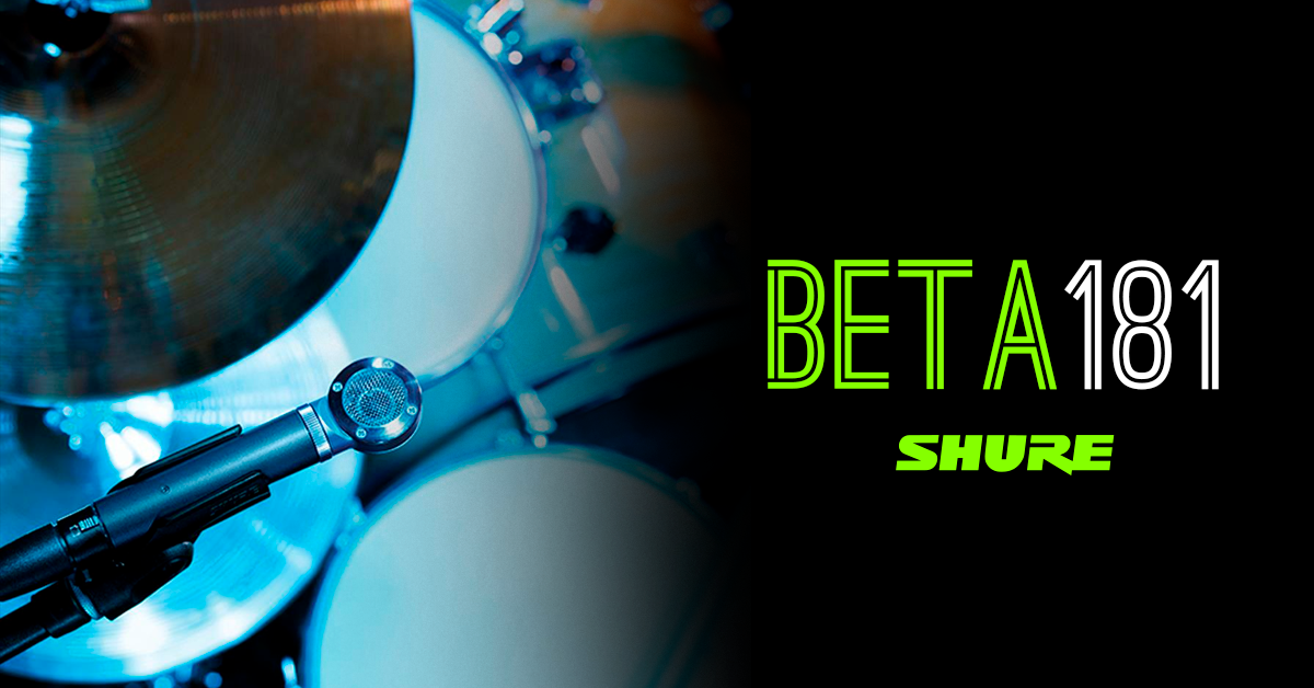 En este momento estás viendo SHURE BETA 181 – EL MICRÓFONO DE CONDENSADOR ULTRACOMPACTO DE DIRECCIÓN LATERAL