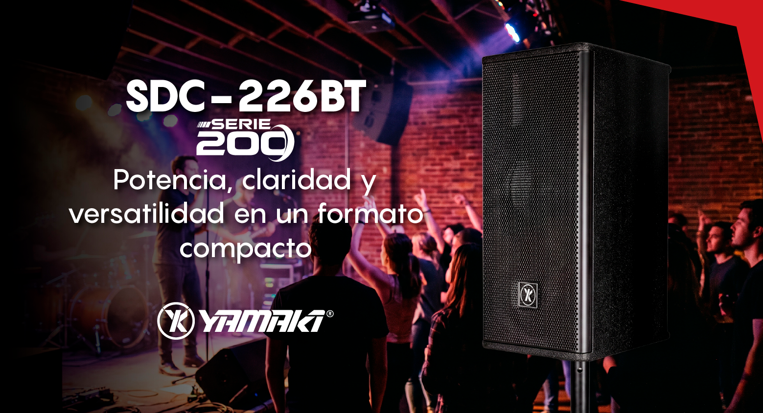 En este momento estás viendo SDC-226BT | SERIE 200, potencia, claridad y versatilidad en un formato compacto