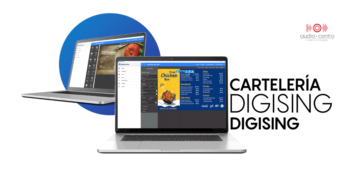 En este momento estás viendo Cartelería Digital con la plataforma Digisign de Muxlab  