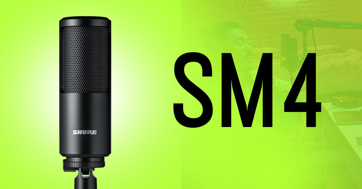 En este momento estás viendo Descubre el Nuevo Micrófono de Condensador SM4 de Shure
