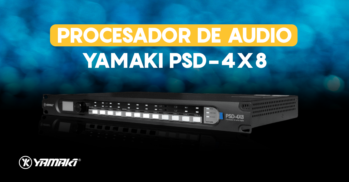 En este momento estás viendo PROCESADOR DE AUDIO YAMAKI PSD-4X8